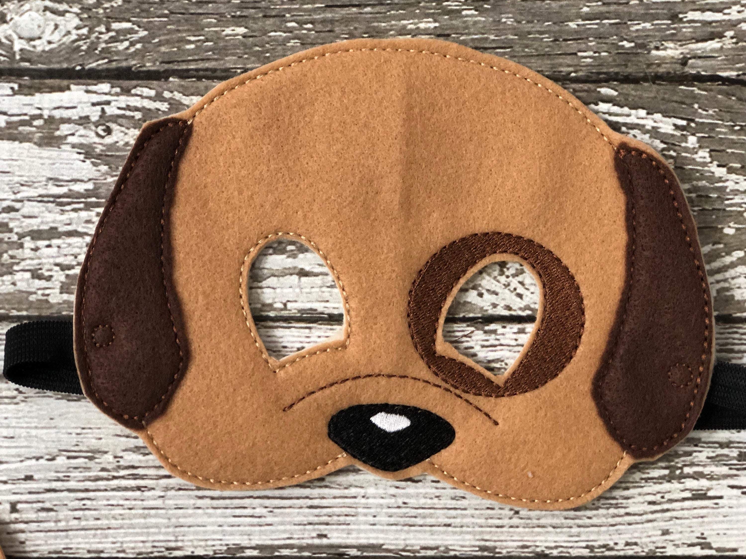 XNIVUIS 5 Pezzi Set Costume Cane Cucciolo Nero,Costumi Animali,Fascia Cucciolo con Orecchie Cane Coda e Naso Guanti Papillon per Bambini Adulti Halloween Cosplay Compleanno(Nero