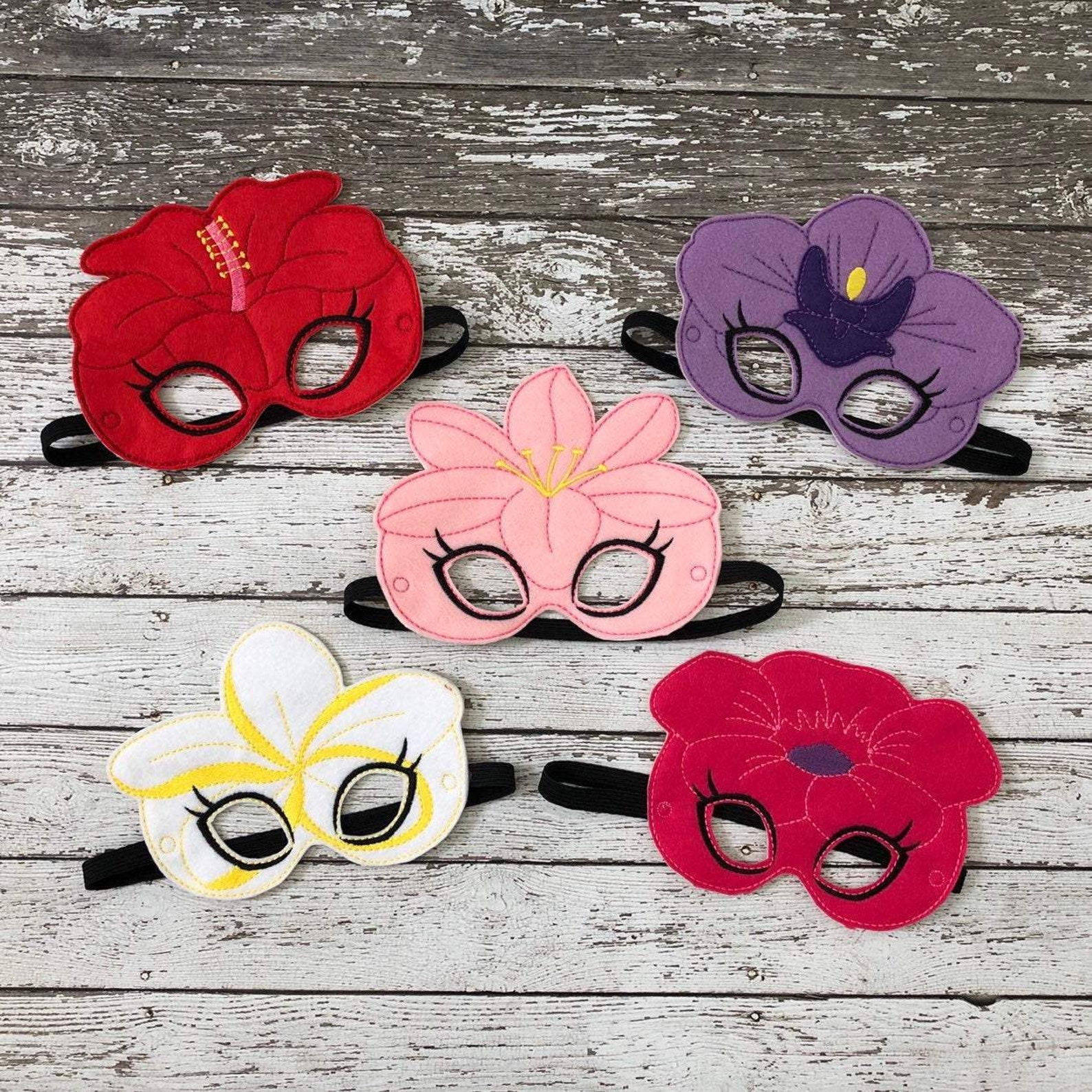 Flower Mask Flower Costume Daisy Mask Hibiscus Mask Lily Mask Etsy