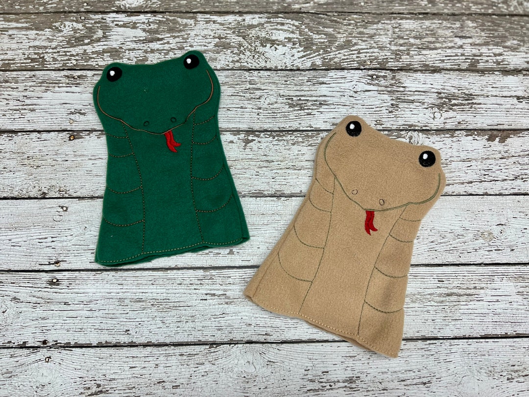 Snake Hand Puppet Snake Puppet Snake Fleece Handpuppet Soft Etsy