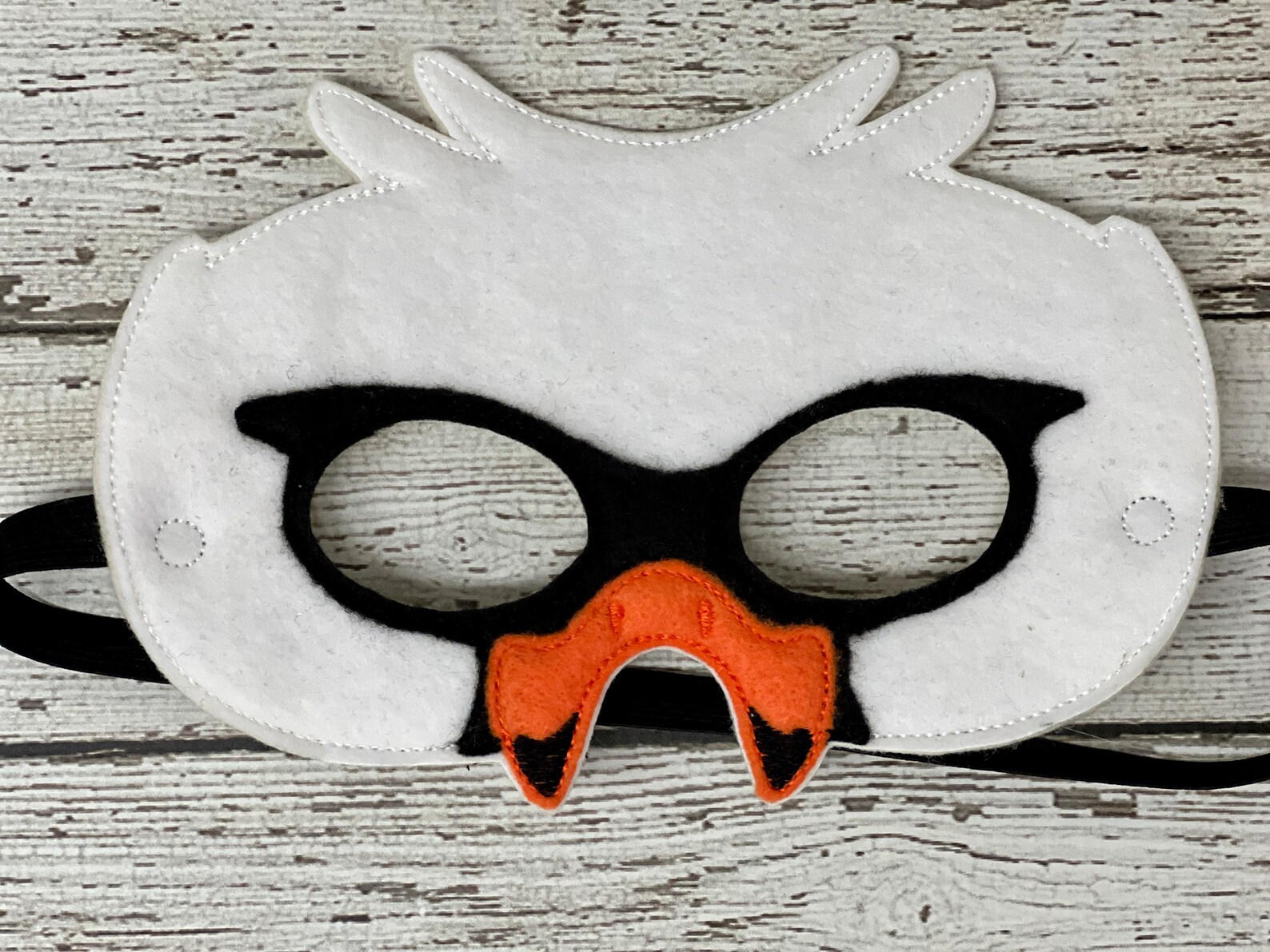 Embroidered Felt Swan Mask: Kids Costume, School Play Prop - Etsy
