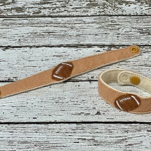 Football Wristlet Bracelet Sports Band Sports Wristband Football Wristband Football Lover Gift Foot Ball Bracelet Foot Ball Wristlet