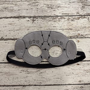 Kid&#39;s Imaginative Play Robot Mask, Embroidered Felt Halloween Costume Piece