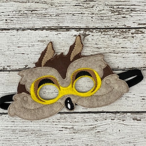 Coyote Mask Coyote Costume Halloween Mask  Desert Coyote Costume Desert Coyote Mask Birthday Party Favor Wild Coyote mask Wild dog costume