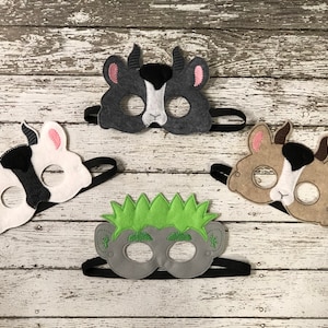 3 Billy Goats Gruff Felt Masks Goat Animal Mask Goat Costume Troll Costume Troll Mask Story Time Prop Book Mask Book Report Prop