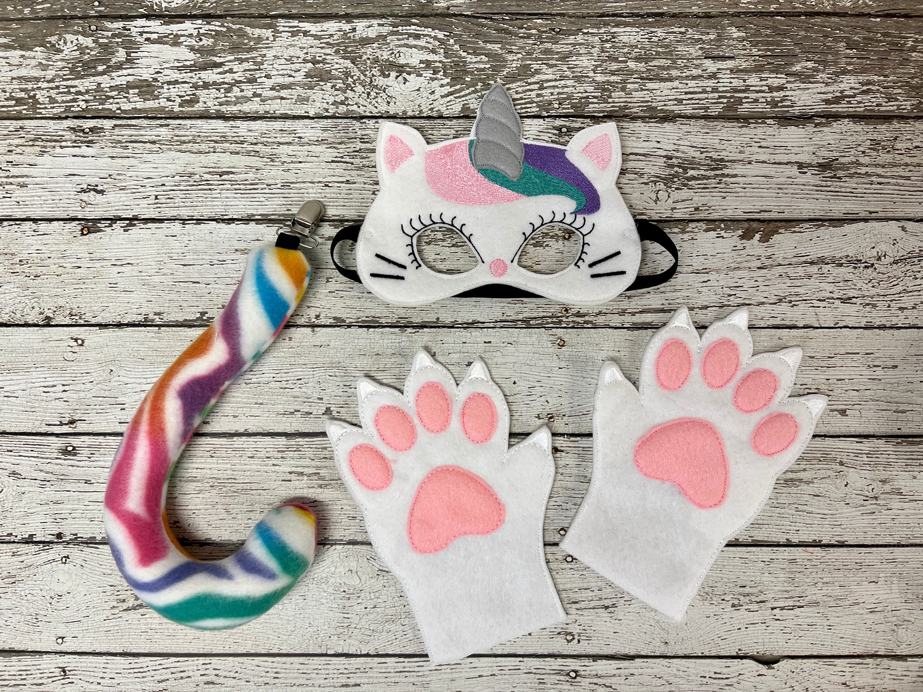 Disfraz de unicornio de fieltro hecho a mano: disfraz de Halloween