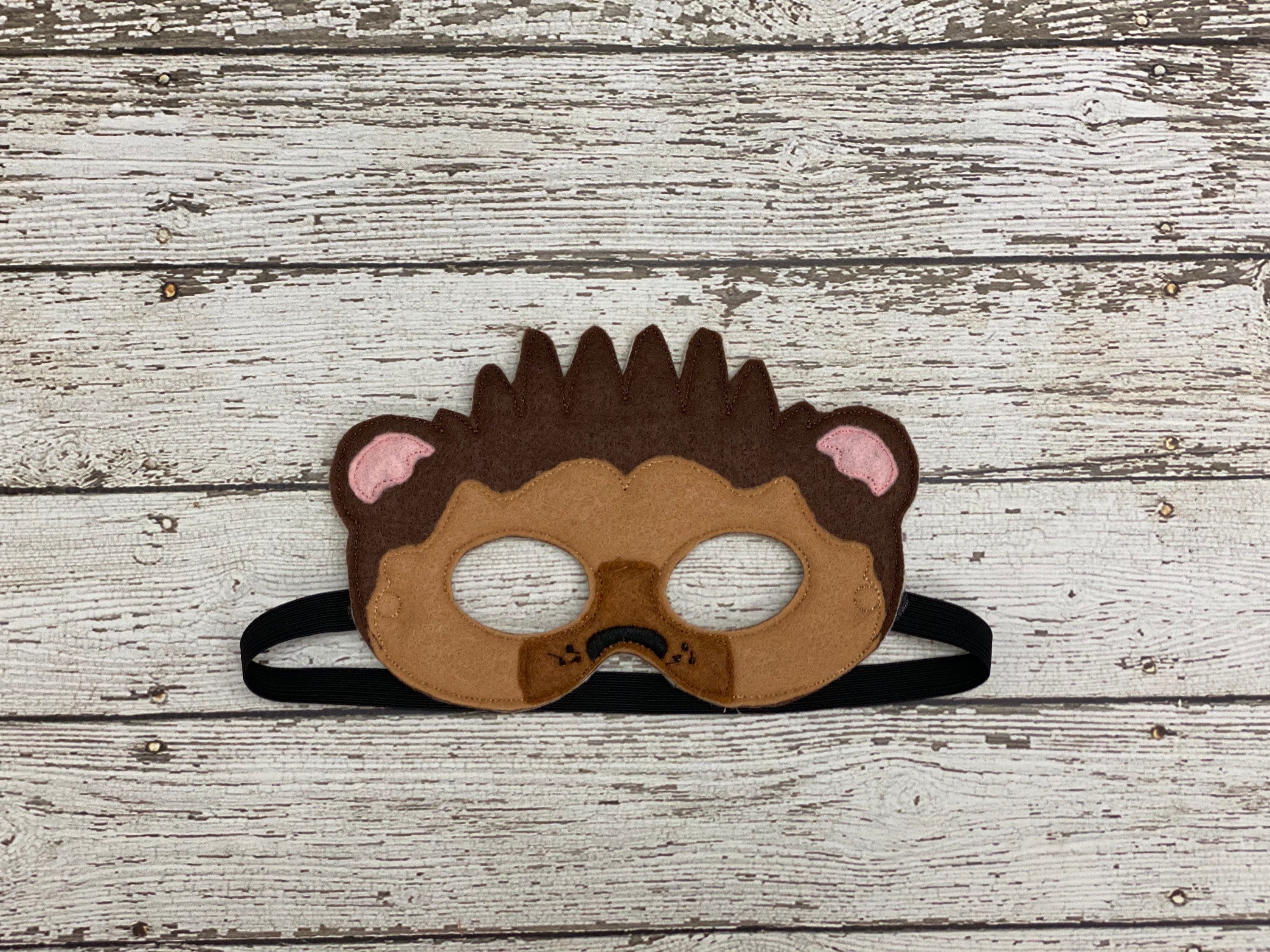 6 Pièces Masque De Renard Kimono À Franges Costume D'Animal Accessoires