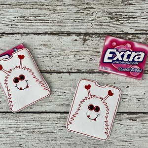 Valentine Monster Gum Holders - Perfect Favor for Valentine's & Birthday Parties