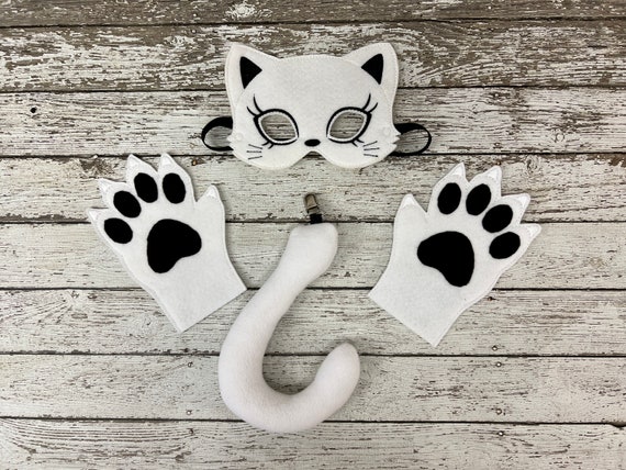 Black and white cat halloween costume cheap