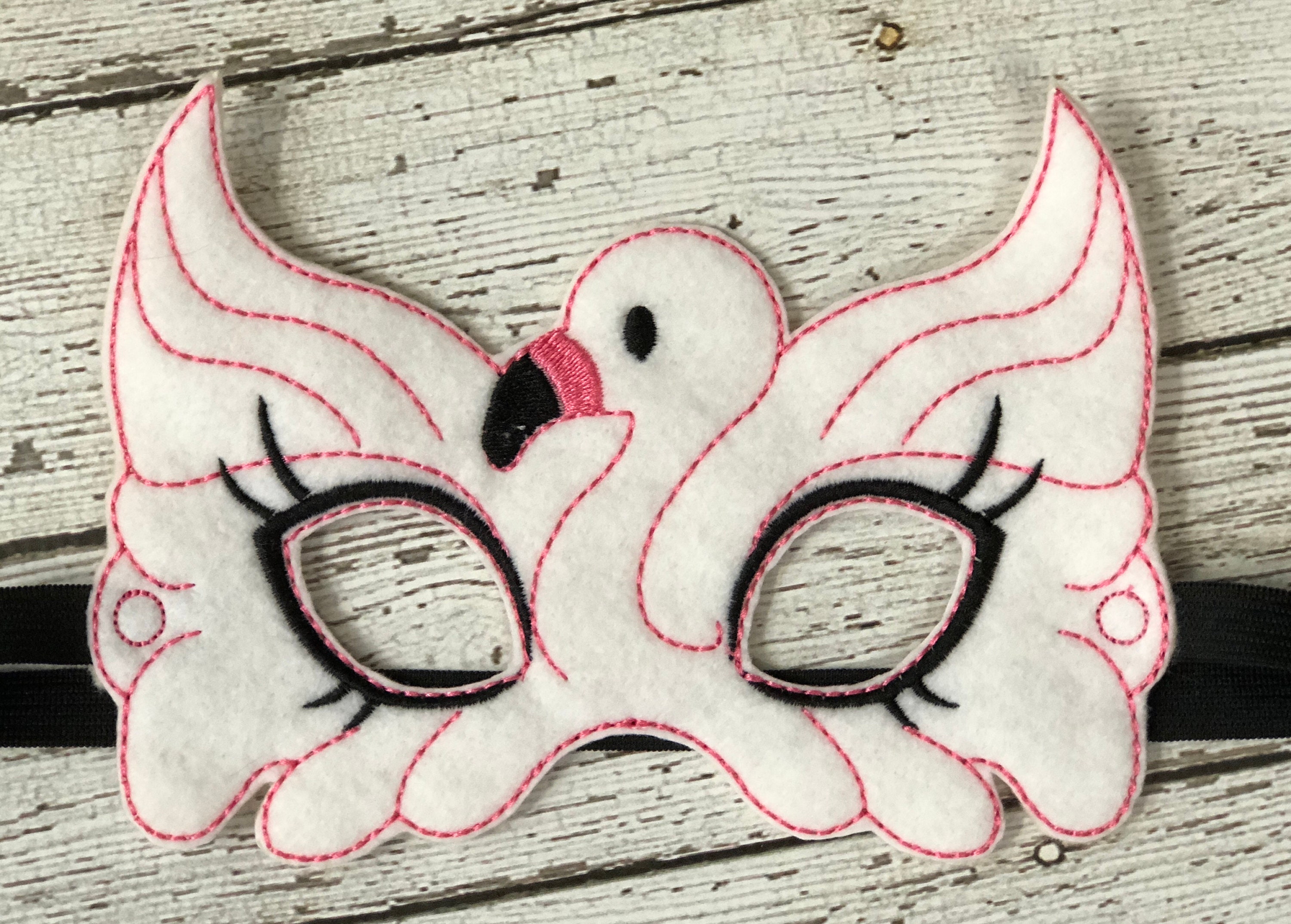 Printable Flamingo Mask