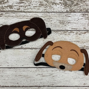 Daschund Mask Daschund Dog Costume Wiener Dog Costume Pet Mask Dog Mask Dog Birthday Party Daschund Birthday Party Favor Halloween Mask