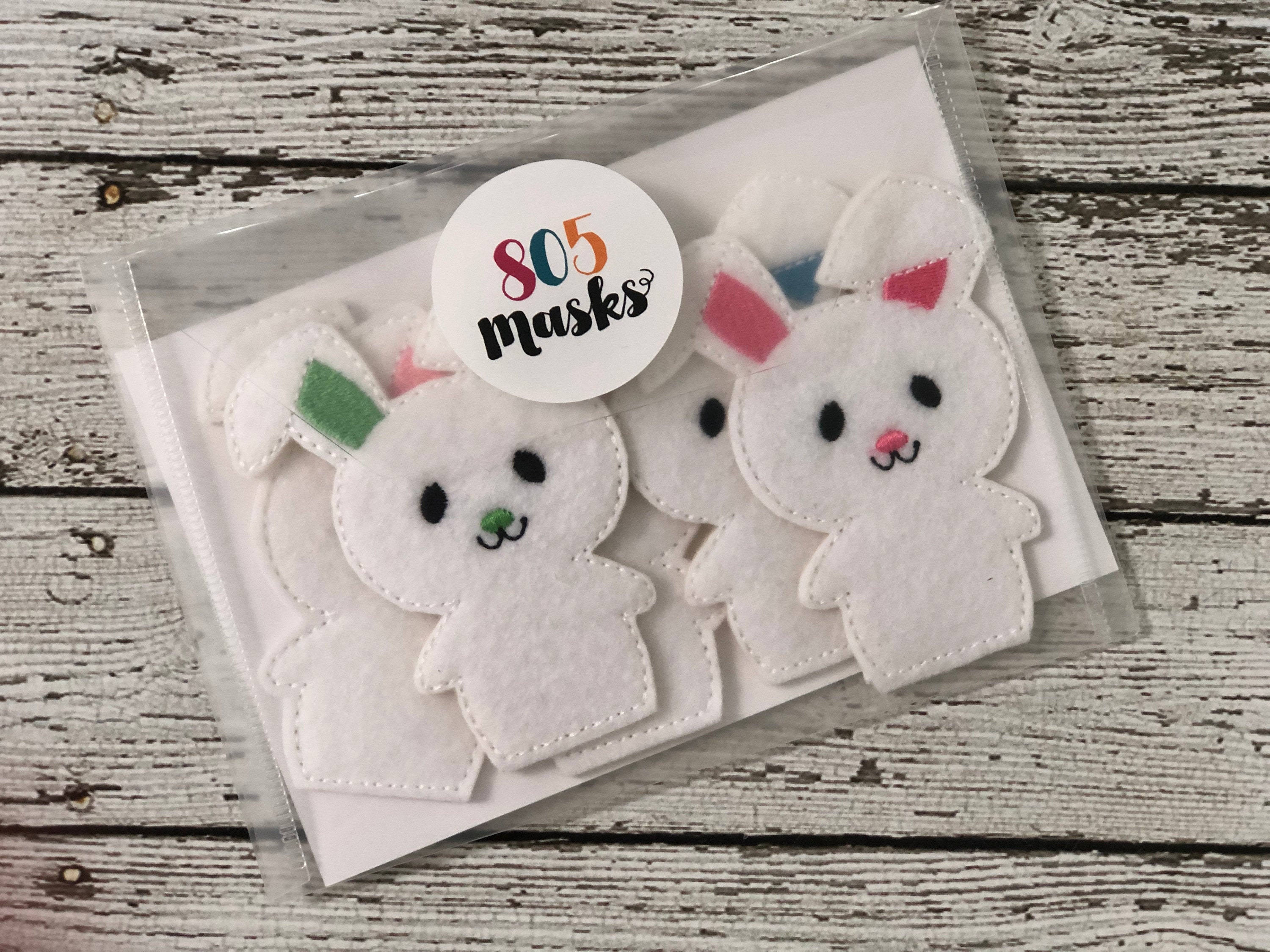 Bunny Finger Puppets Rabbit Finger Puppets Storytime Prop Etsy