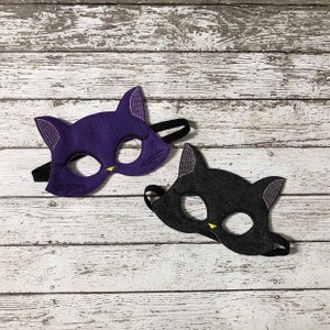 Cat mask Cat Costume Pet Mask Animal Mask Animal Costume Black Cat Costume Cat birthday party favor cat  Halloween mask  Halloween costume