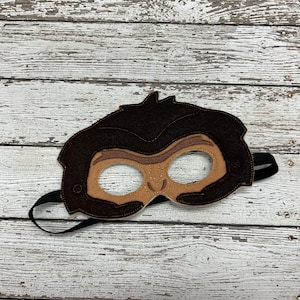 Bigfoot Mask Felt Mask Big Foot Mask Sasquatch Mask Sasquatch Costume ...
