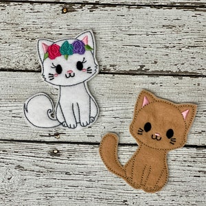 Marionetas de dedo de gato de fieltro Marionetas de dedo de gato Marionetas de dedo de gatito Marionetas de dedo de gato de fieltro Juego de simulación para la hora del cuento Juguete para niños pequeños