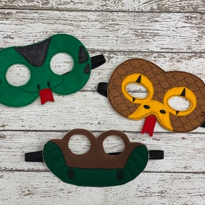 Snake Mask Snake Masks  Snake Costume Halloween Halloween Mask Reptile Mask Reptile Costume Snake Party Reptile Birthday Party Favors