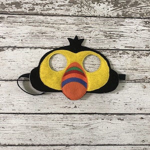Toucan Mask Toucan Costume Halloween Mask Bird Costume Tropical Bird Mask Fruit Loop Bird Costume Party Bird Birthday Party Favor