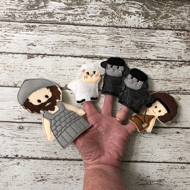 David And Goliath Finger Puppets Bible Felt Finger Puppets For Etsy de