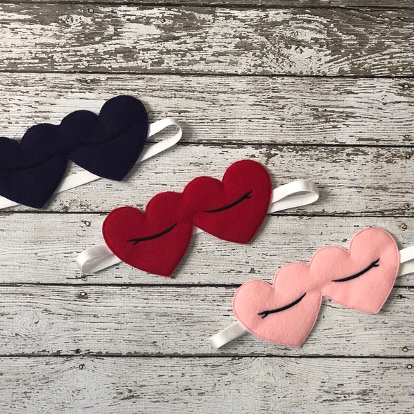 Heart Sleep Mask Etsy