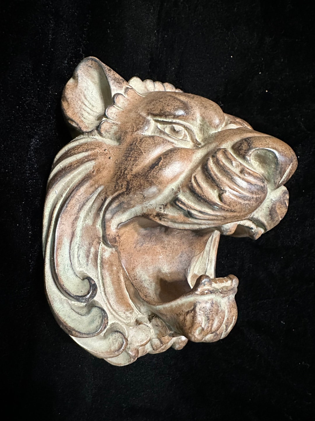 Gothic Lion Drapery Rod Mounts, Brackets, Hardware, New Old Stock - Etsy