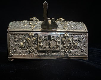 Antique Grand Tour Jewelry Casket, Jewelry Box, Trinket Box
