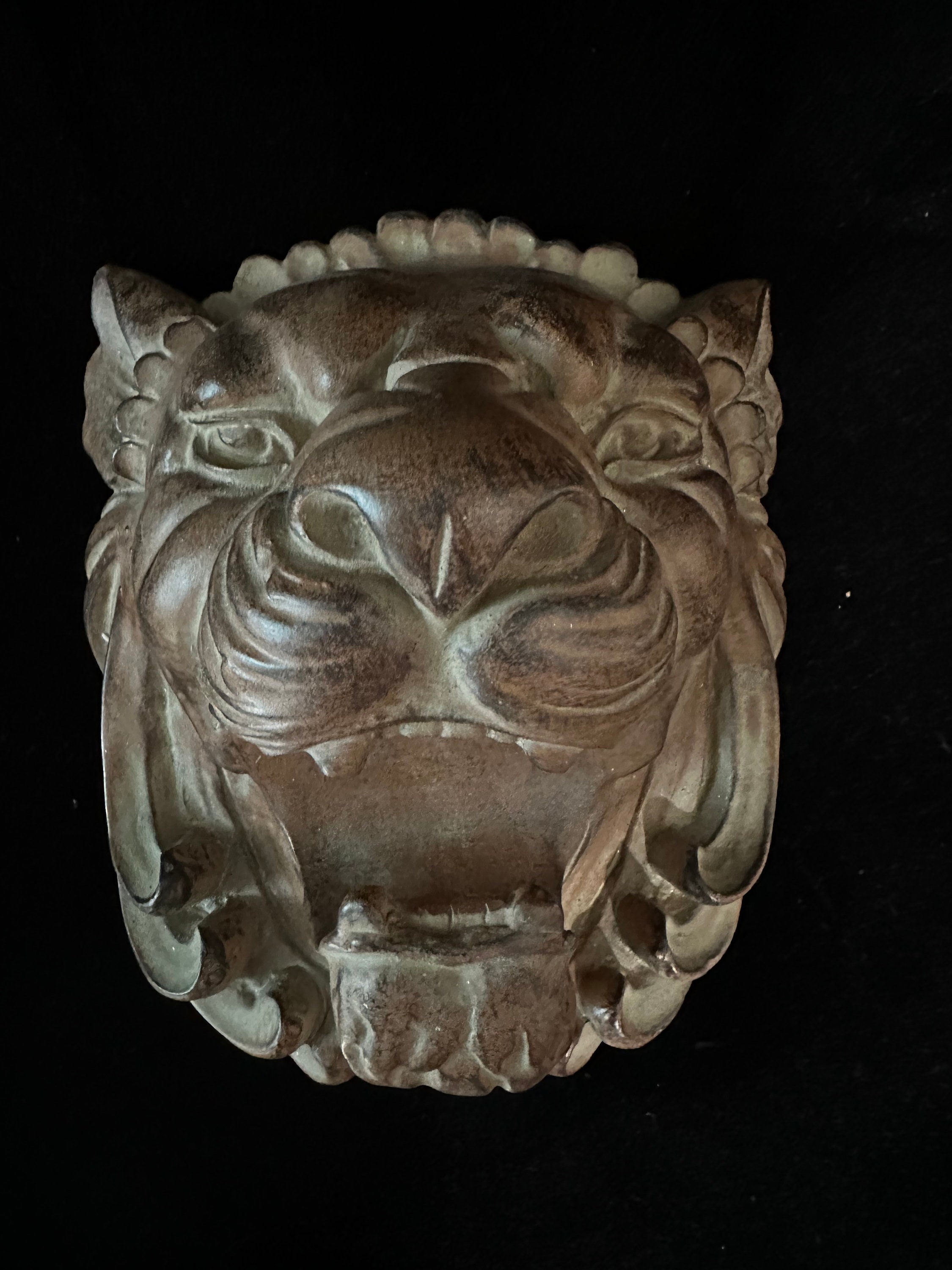 Gothic Lion Drapery Rod Mounts, Brackets, Hardware, New Old Stock - Etsy