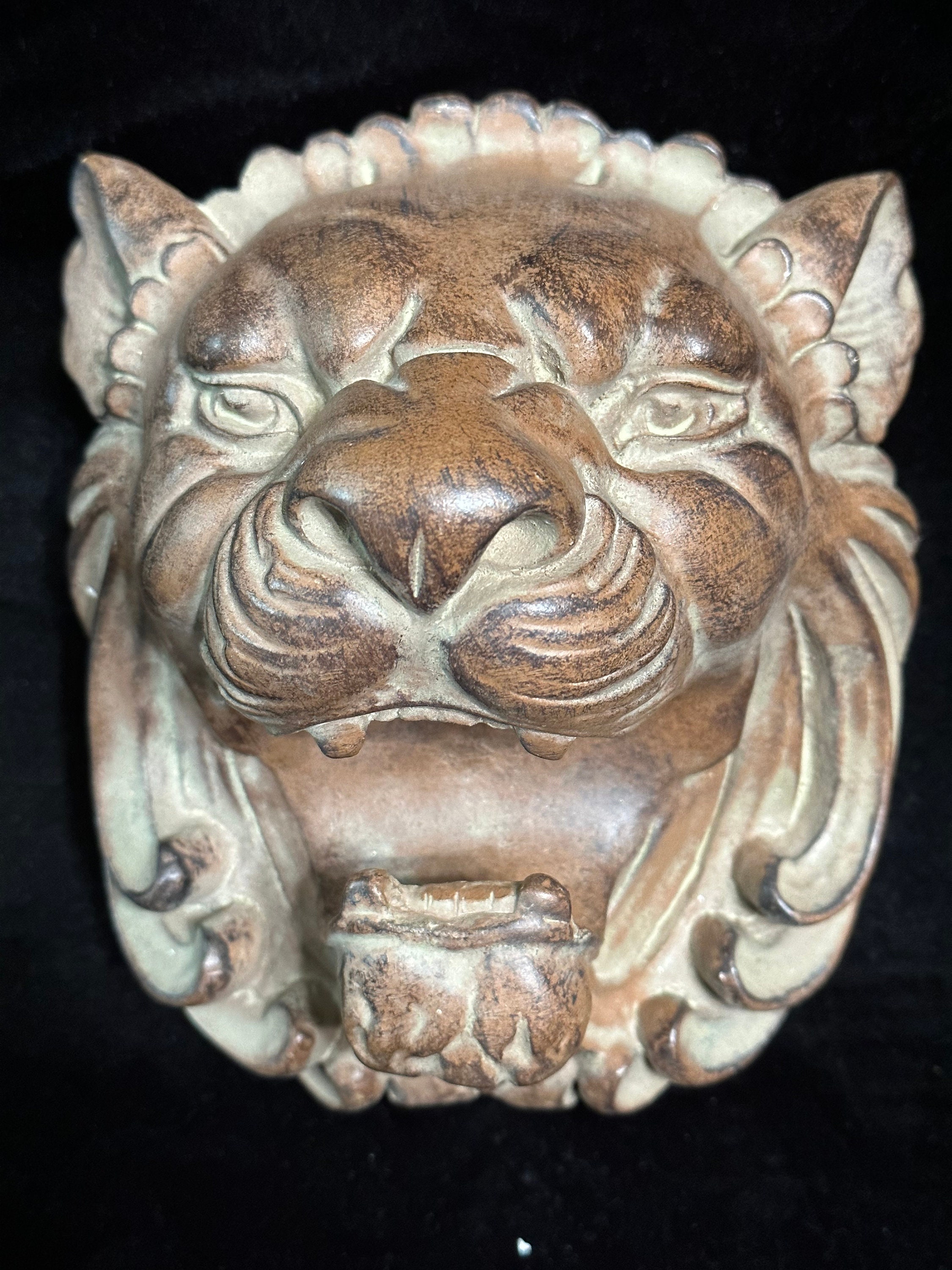 Gothic Lion Drapery Rod Mounts, Brackets, Hardware, New Old Stock - Etsy