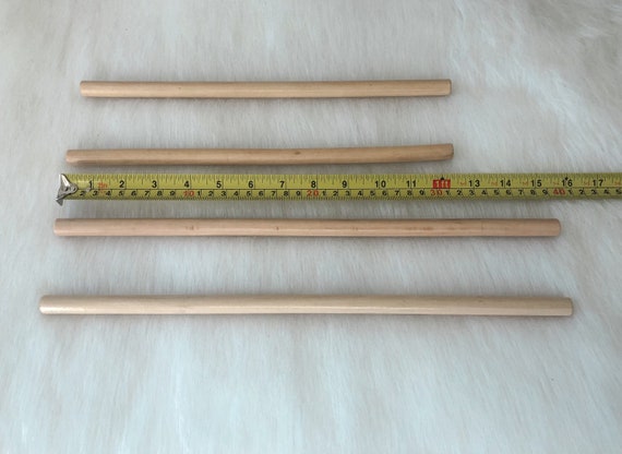 40 PCS 12 Inch Wood Dowels 1/4 Inch Wooden Sticks for Crafts