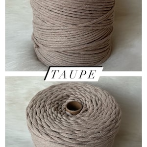 3mm single strand macrame string 1kg recycled cotton cord supplier bulk spool DIY craft bogo bundle pricing image 5