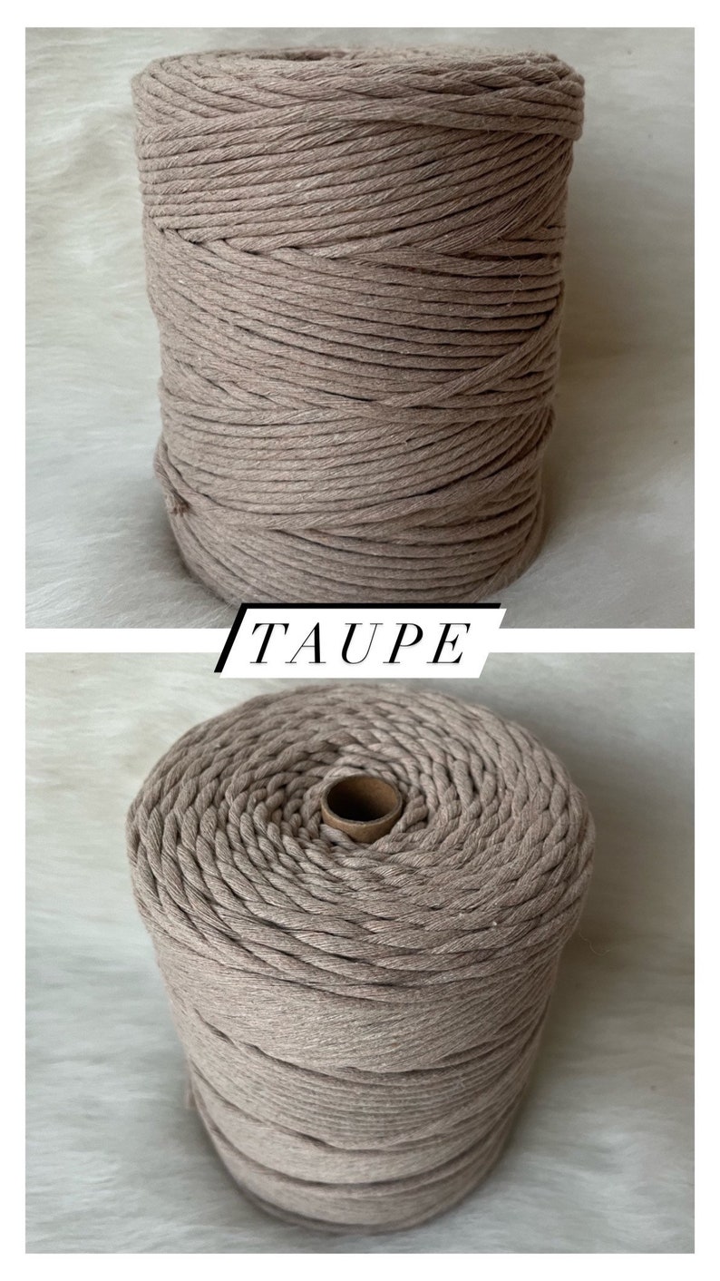 3mm single strand macrame string 1kg recycled cotton cord supplier bulk spool DIY craft bogo bundle pricing image 5