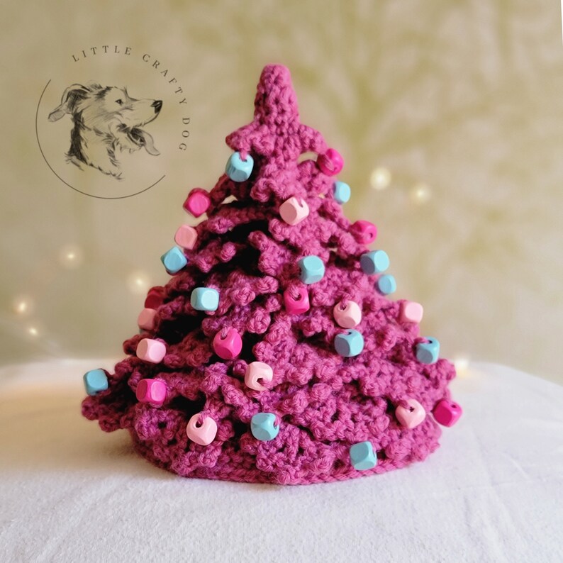Scandi Christmas Tree Crochet Pattern - US Crochet terms - Xmas decoration, PDF pattern image 7