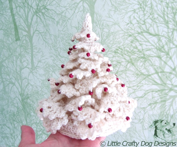 Scandi Christmas Tree Crochet Pattern - US Crochet terms - Xmas decoration, PDF pattern