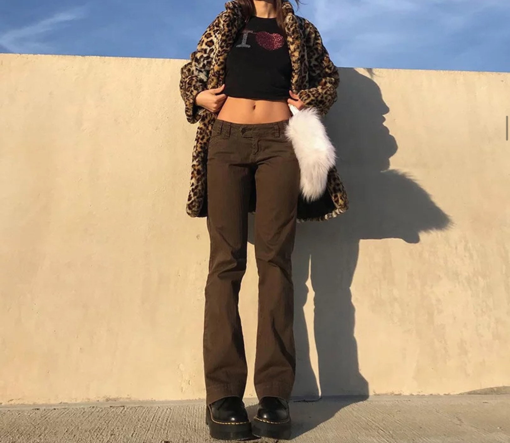 low waisted cargo pants