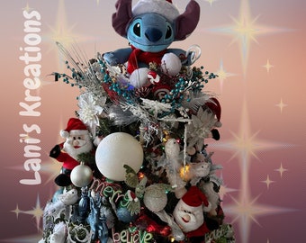 Stitch Tree Topper /christmas/stitchmas Lilo & Stitch 