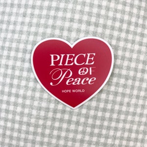 Pegatina de vinilo Piece of Peace