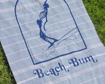 Beach Bum Beach Towel | Turkish Towel Style | 100*180cm