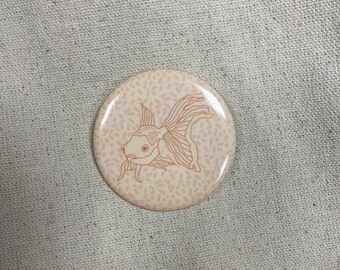 Fishy Pin | 2.25" round pin