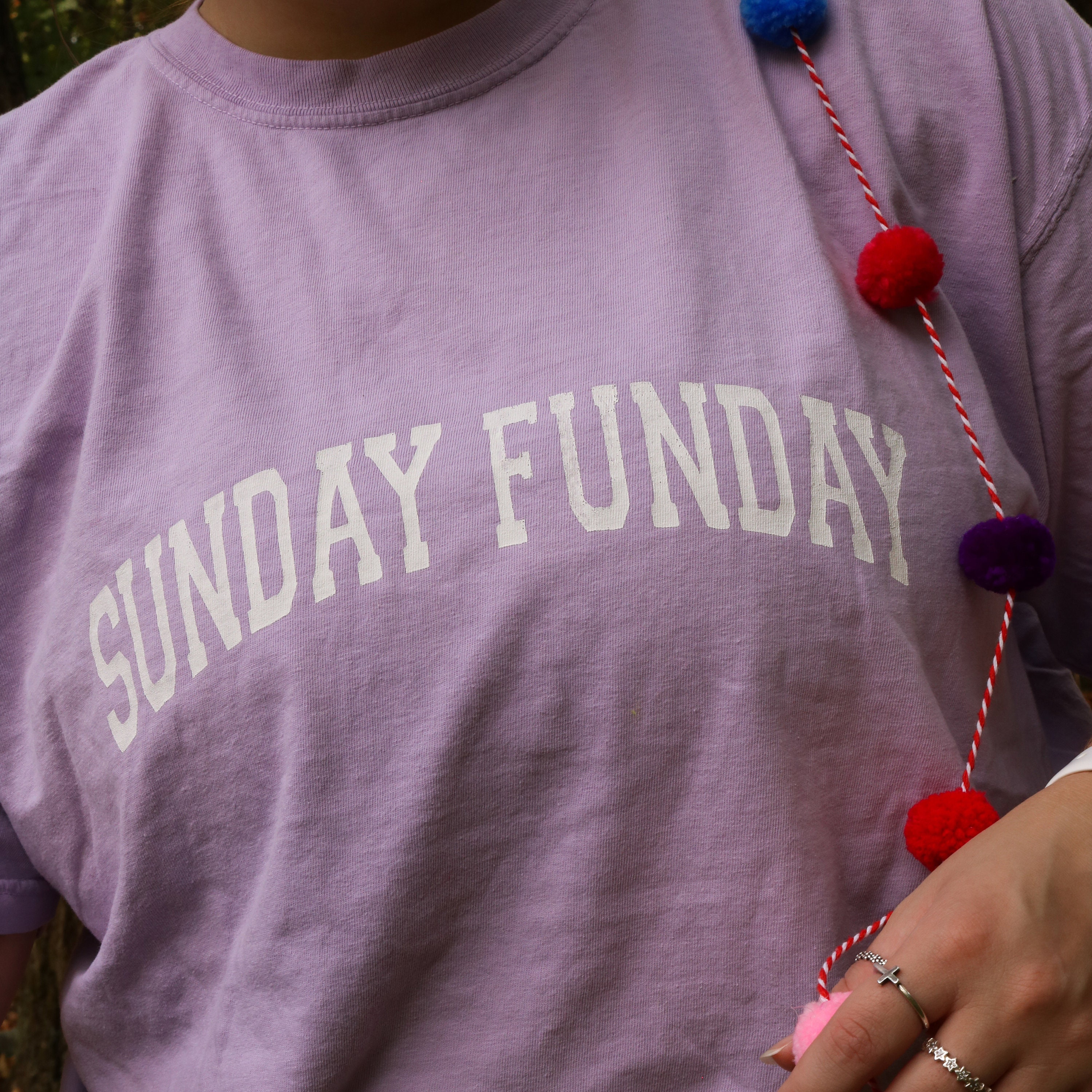 Soft Graphic Tee Sunday Funday Comfort Colors T-shirt