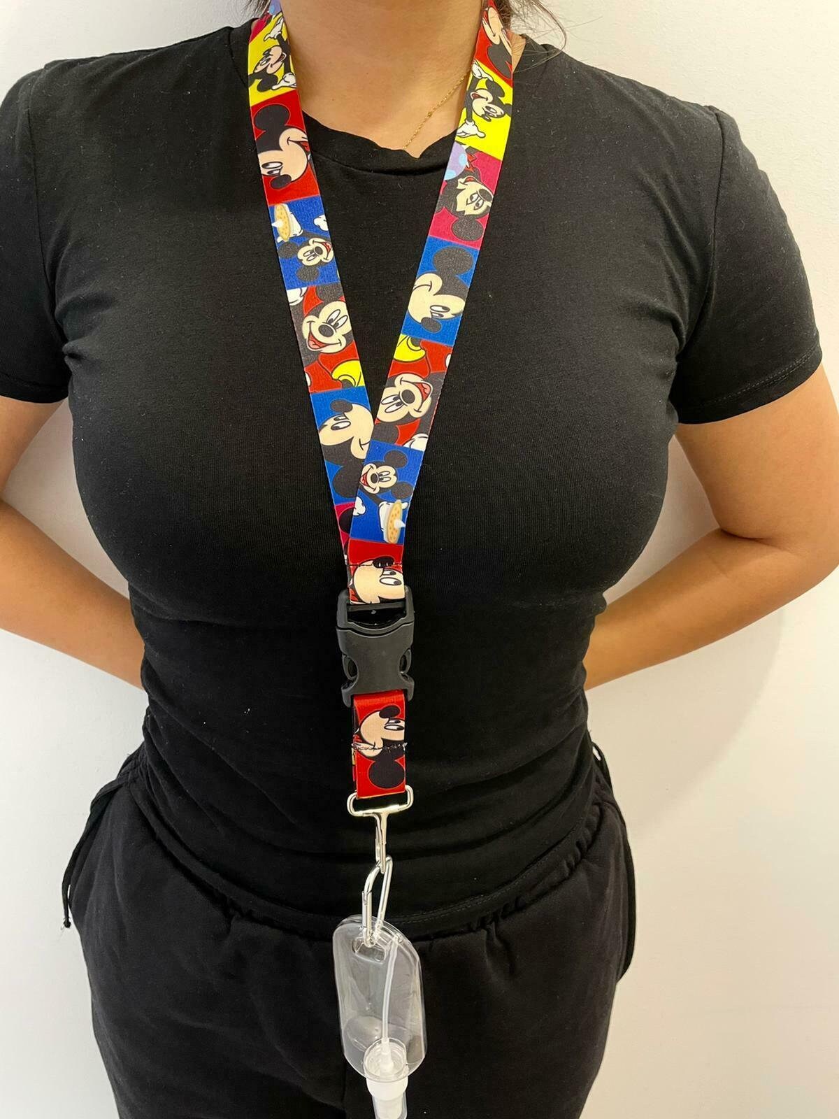 Lanyard Keychain Keyholder ID badge holder Hand Sanitizer Etsy