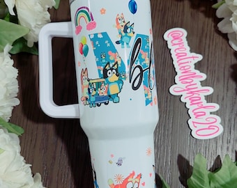 Bluey Mom 40 oz tumbler