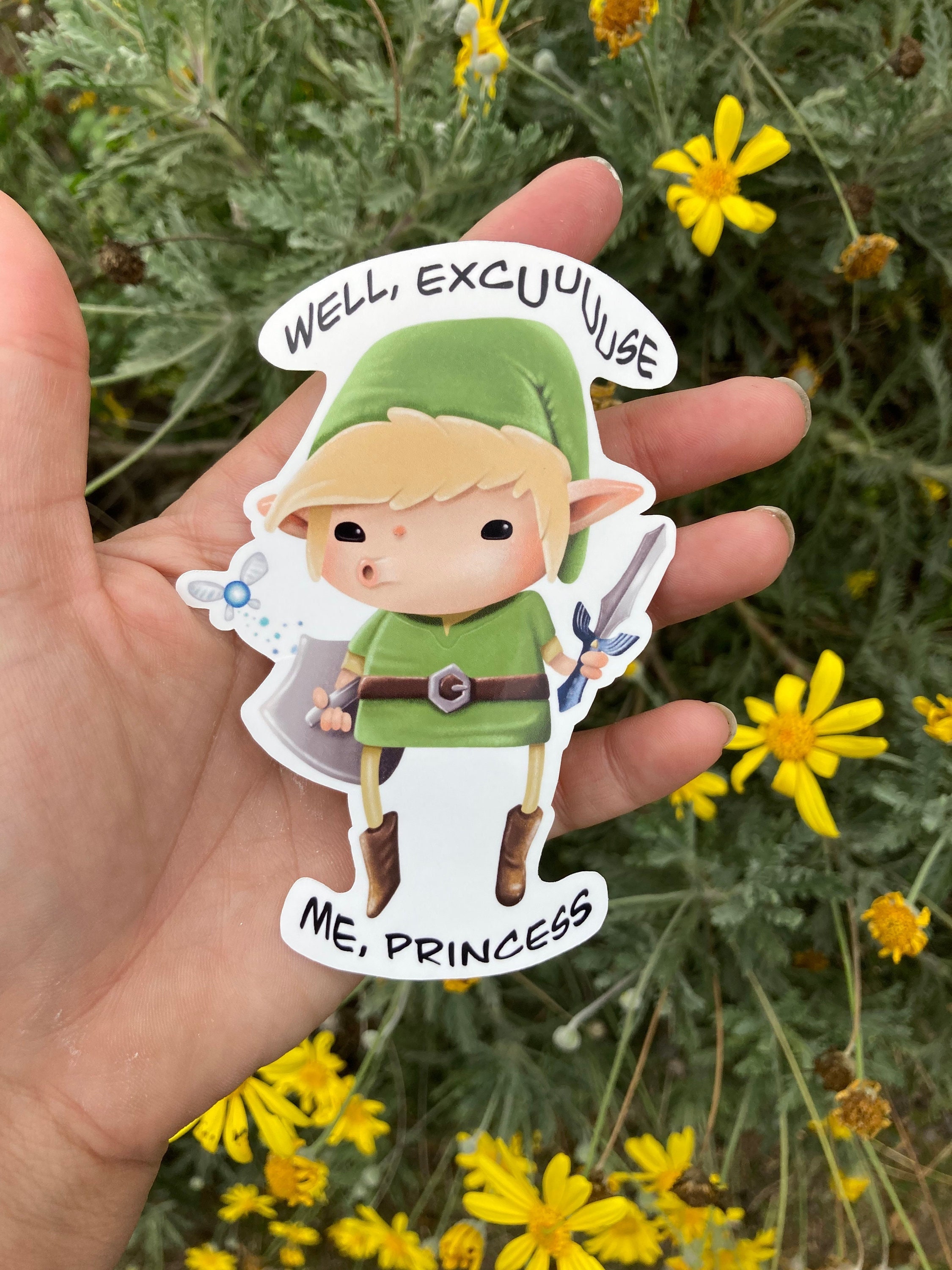Well Excuse Me Princess Legend of Zelda Link and Navi - Etsy Well Excuse Me Princess Legend of Zelda Link and Navi - Etsy
