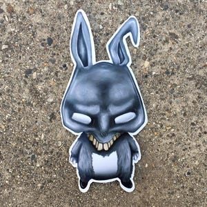 Frank the Rabbit Vinyl Sticker | Donnie Darko Inspired | Horror Movie Decor | Unique Gift for Fans