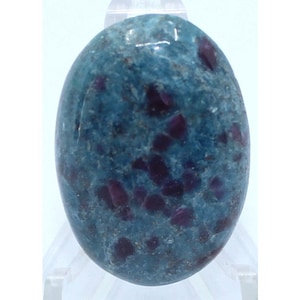52.10 Cts Natural Handmade Ruby In Kyanite Oval Cabochon Loose Gemstone, Ruby In Green Kyanite Oval Cabochon, Ruby Kyanite Stone, 21x31x6 mm