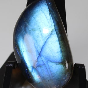 29.35 Cts. 17x29x7 MM High Quality Madagascan Blue Labradorite Fancy Cabochon Loose Gemstone