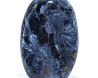 Blue Pietersite Cabochon: Namibian Gemstone for Jewelry Making