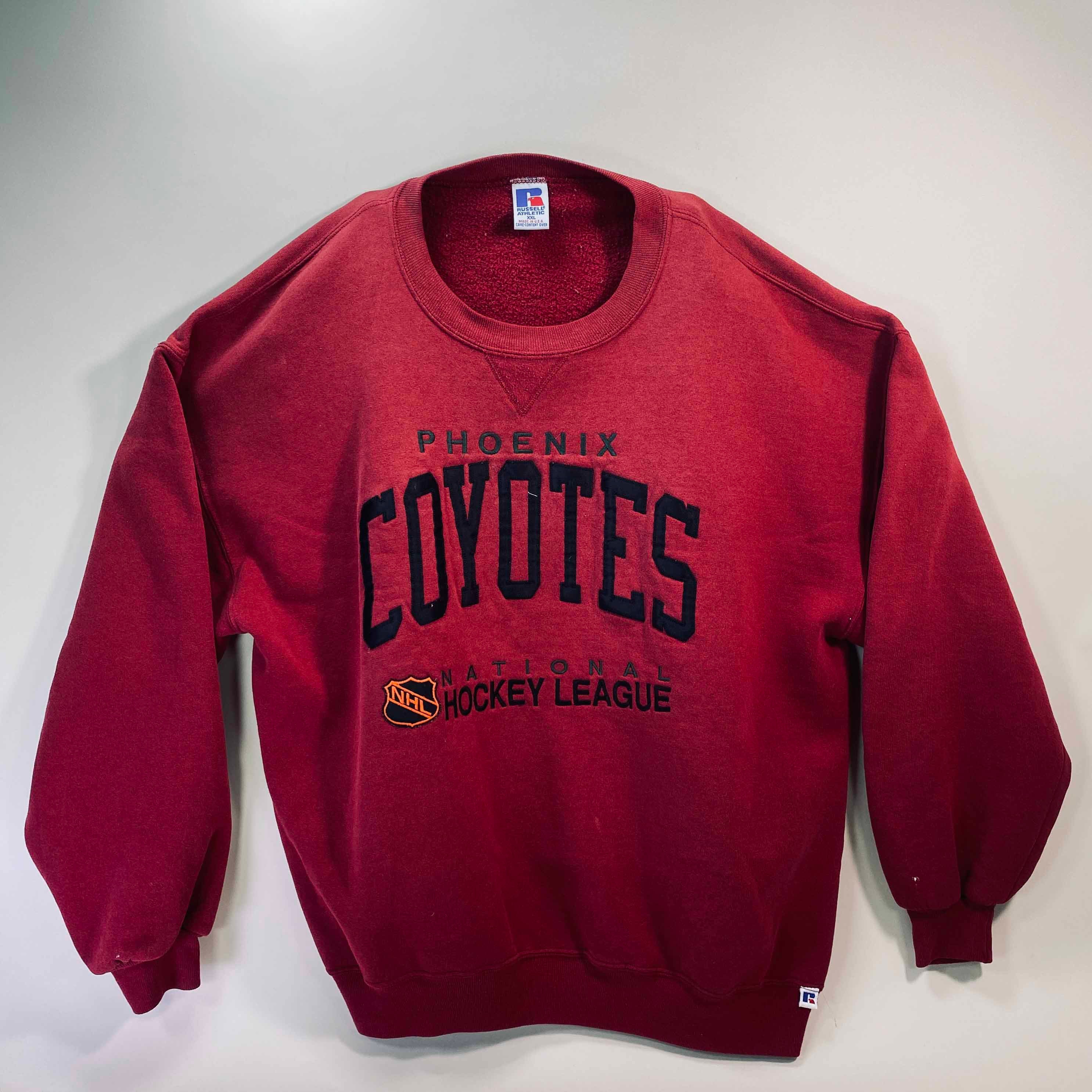 True Vintage 90s Russell XXL Phoenix Coyotes NHL Crewneck - Etsy Canada