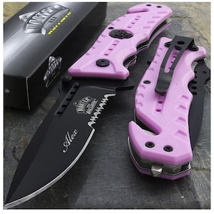 Personalized POCKET KNIVE for Women Skull Pink Knife Knives Bridesmaid Gift for Mom Gift for Her Mom Multitool Custom Hunting Fishing
