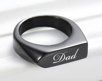 Personalized URN RING Cremation Jewelry Women Human Ashes Keepsake Dog Cat Hair Pet Memorial Sympathy Gift Waterproof Custom Engraved