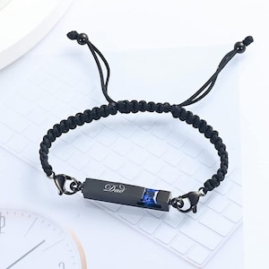 Personalized URN BRACELET Cremation Jewelry for Men Women Human Ashes Keepsake Dog Cat Hair Pet Memorial Sympathy Waterproof Custom Engraved