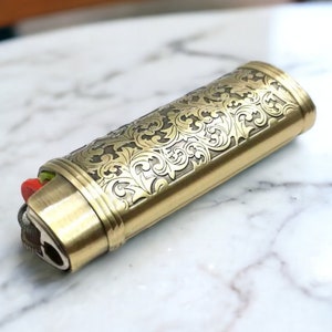Personalized LIGHTER CASE Cases Holder Sheath Smoker Groomsmen Gift for Him Dad Men Grandpa Husband Cigar Cigarette Birthday Custom Engraved