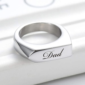 Gepersonaliseerde URN RING Crematie Sieraden Voor Vrouwen Mannen Menselijk As Aandenken Hond Kat Haar Huisdier Gedenkteken Sympathie Custom Gegraveerd Waterdicht